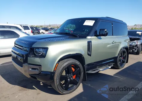 2021 Land Rover Defender 90 X from USA, damaged, VIN SALEX6RU9M2052319